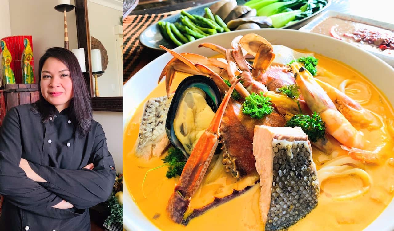 Seafood Kare-Kare by Chef Rachelle "Rachie" Roque 