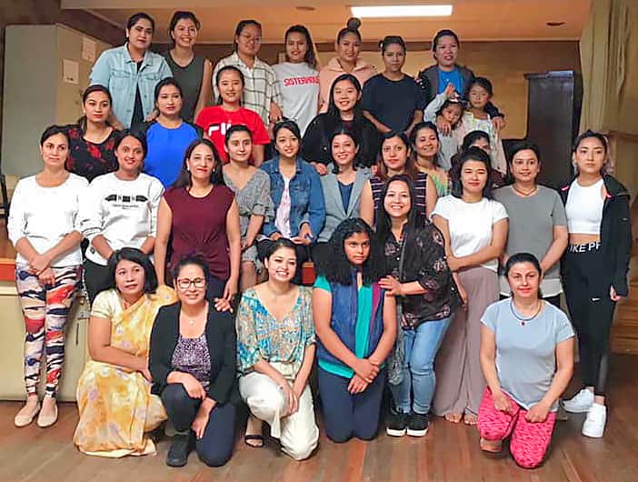 Participants of Self Defence Training by Nari Nikunja Victoria