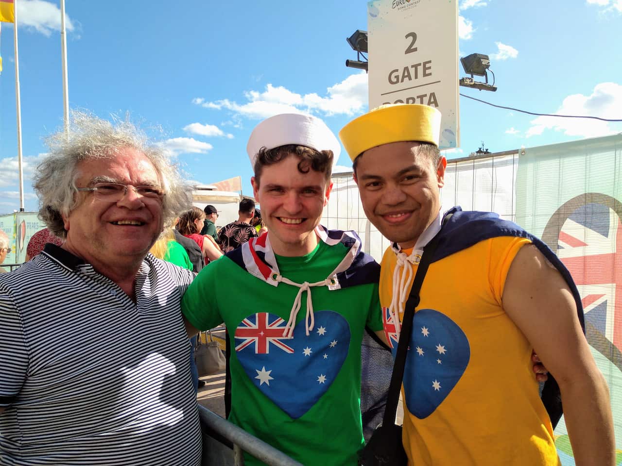 fans at eurovision in lisbon