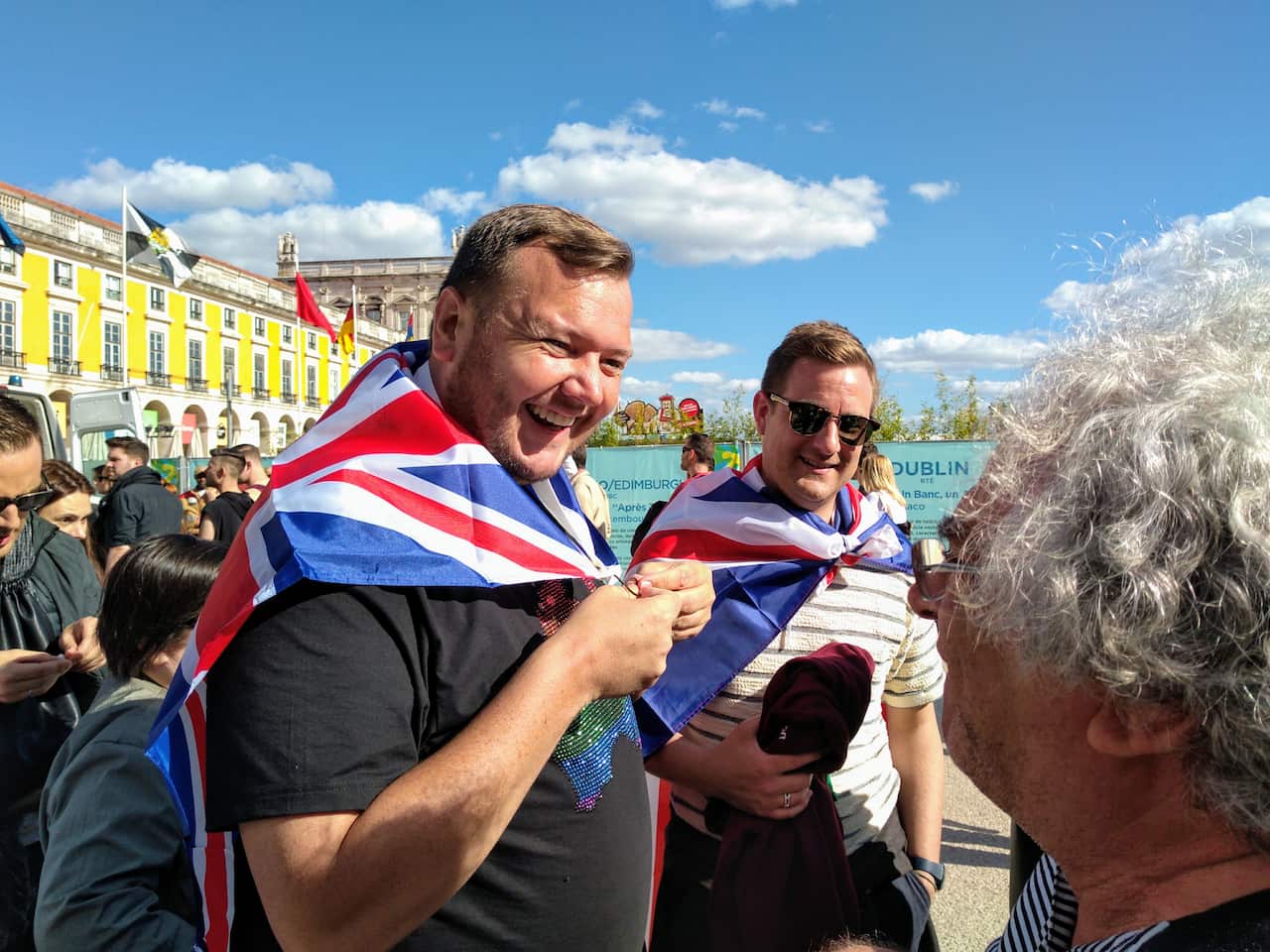 australian fans at eurovision