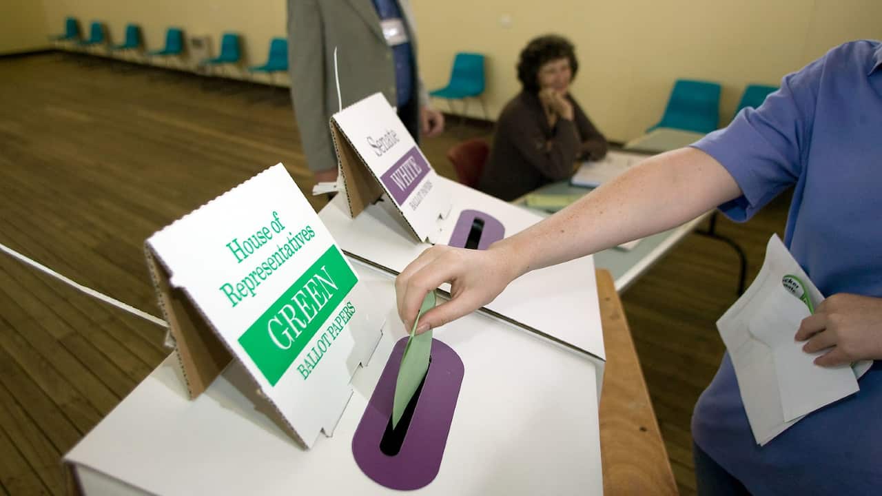 Senate and house of representatives ballot box