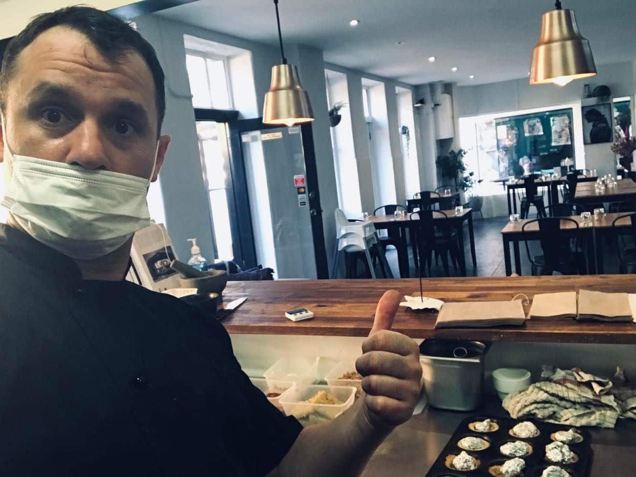 Argentine Sergio Rivas Gutiérrez now runs a cafe restaurant in Wollongong.