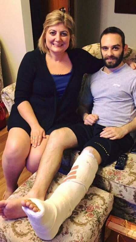 Nazlı Suleyman visit Serhan Hasan at his home
