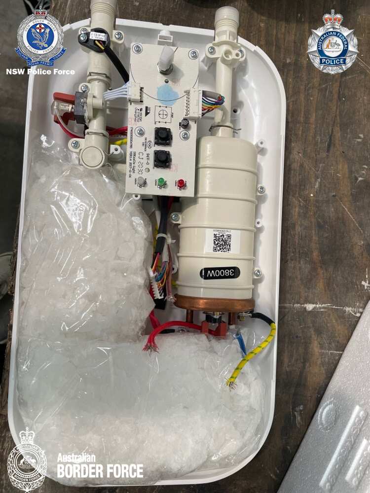 Investigation launched after almost $100 million of ‘ice’ located concealed in BBQ grills