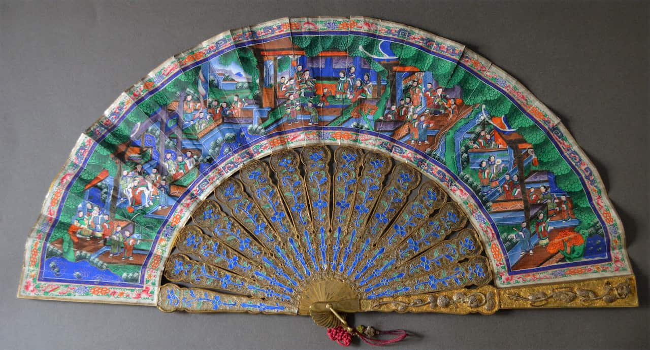 Qing Dynasty craft fan