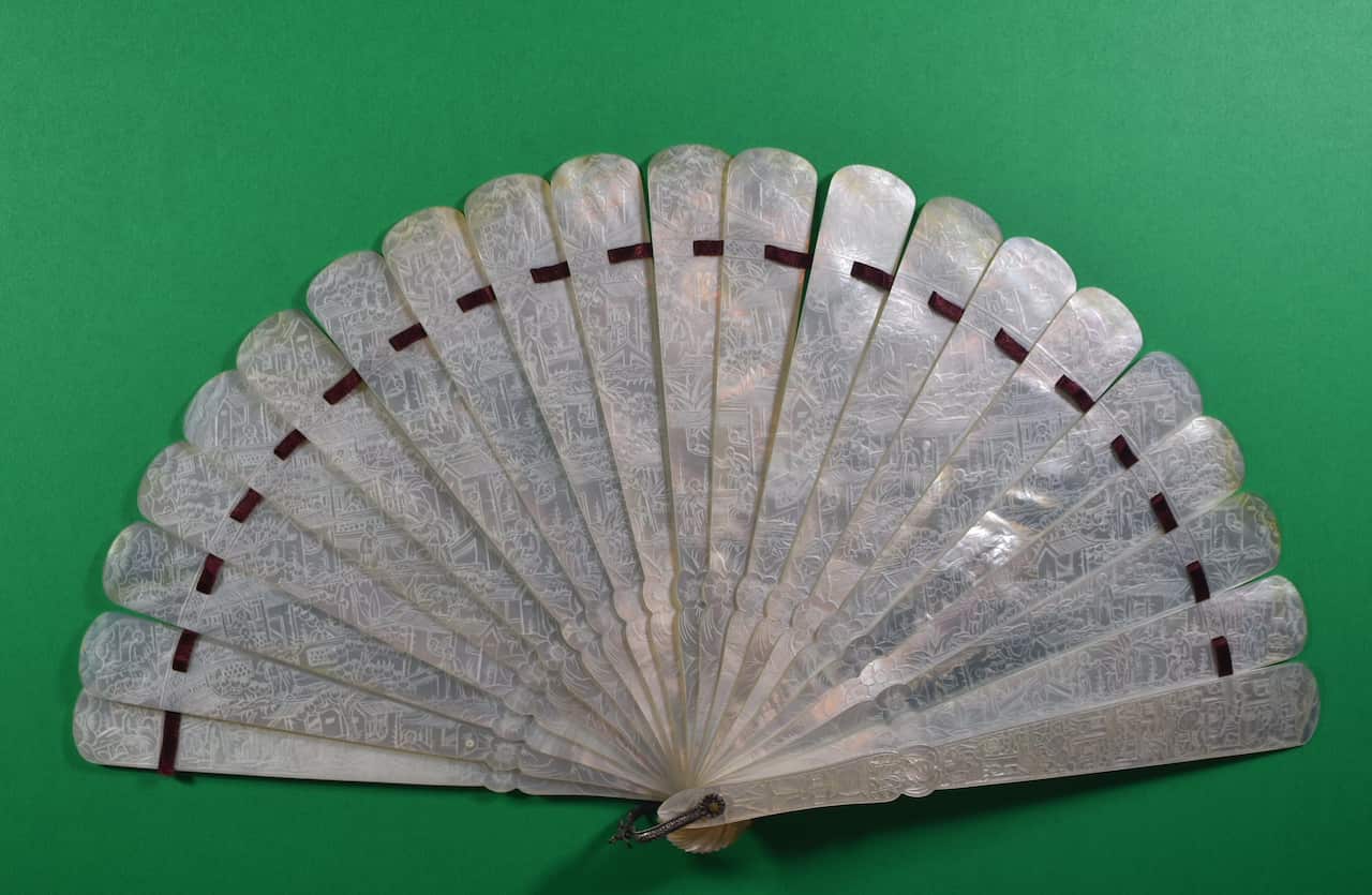 Qing Dynasty craft fan