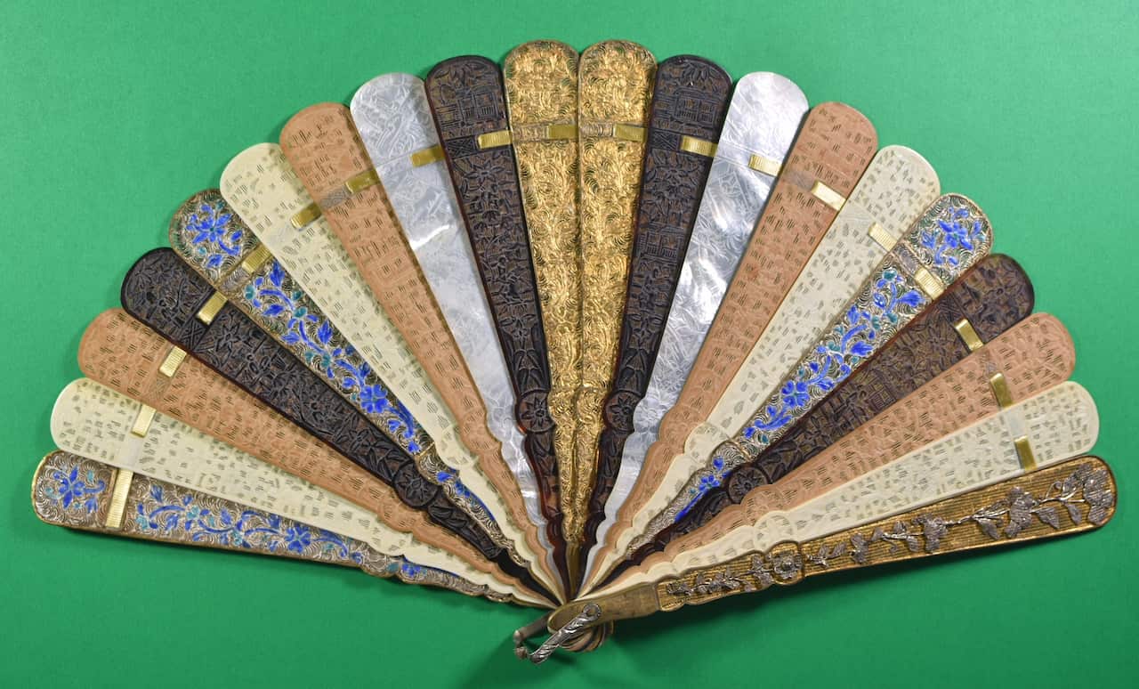 Qing Dynasty craft fan