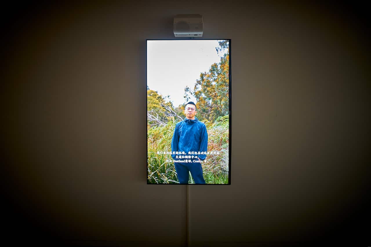 Video screen shot of Jiawen Lin, a local resident of Maroondah.                  