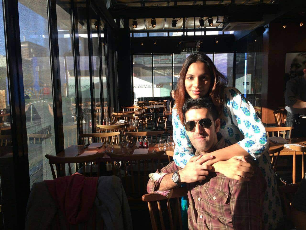 Sharul Channa with her husband Rishi Budhrani