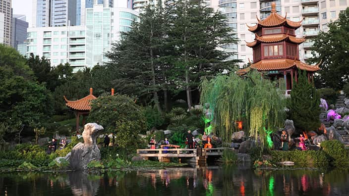 chinese garden concert