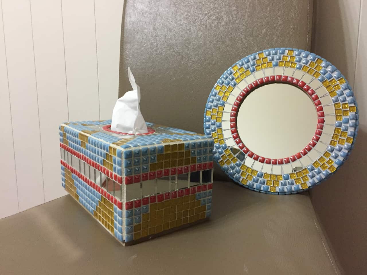 أحد منتجات الموزايييك من أعمال عماد مريود