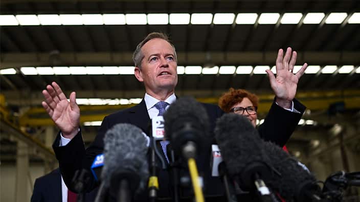 Australian Opposition Leader Bill Shorten