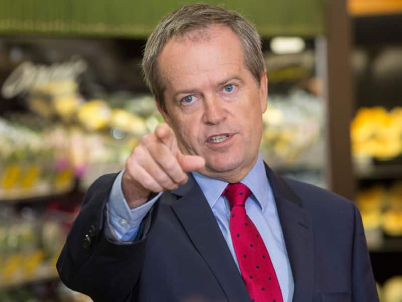 Australian Federal Opposition Leader Bill Shorten 