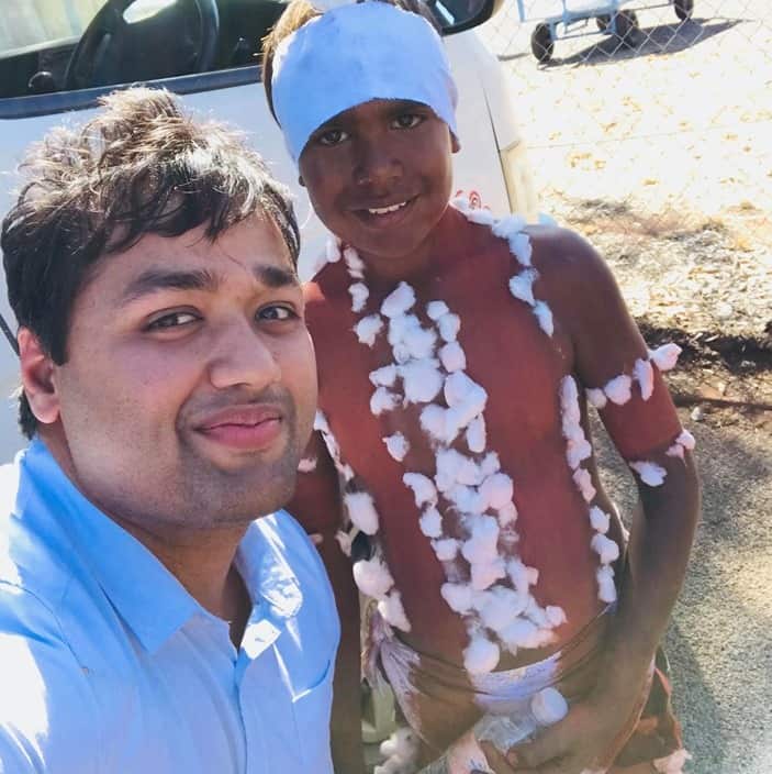 Sidhant Vashisht, Councillor in the Barkly Regional Council's Patta Ward in Tennant Creek, Northern Territory.