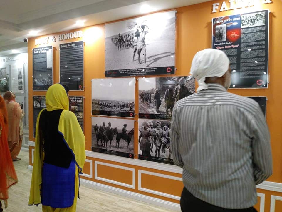 Exhibits at the Sikh Heritage Museum