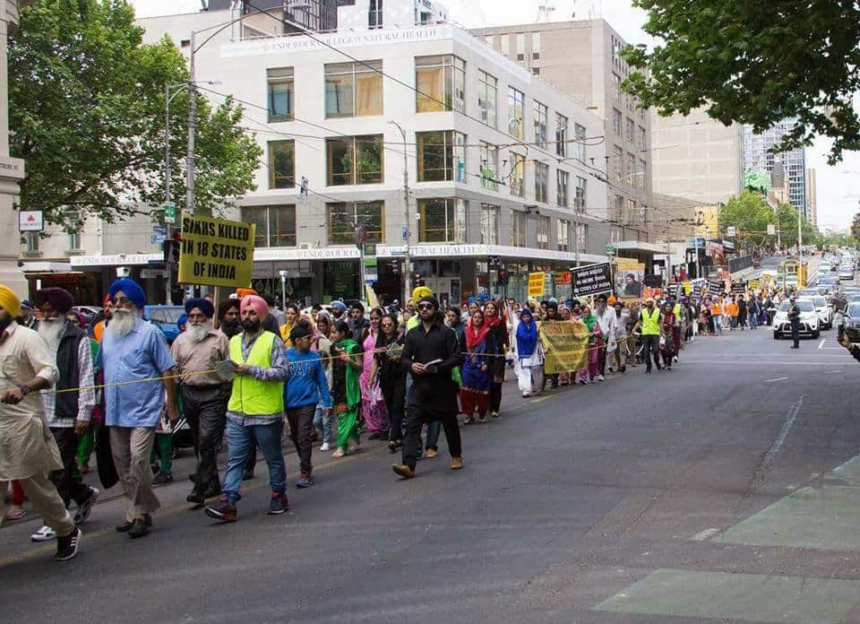 Sikh march