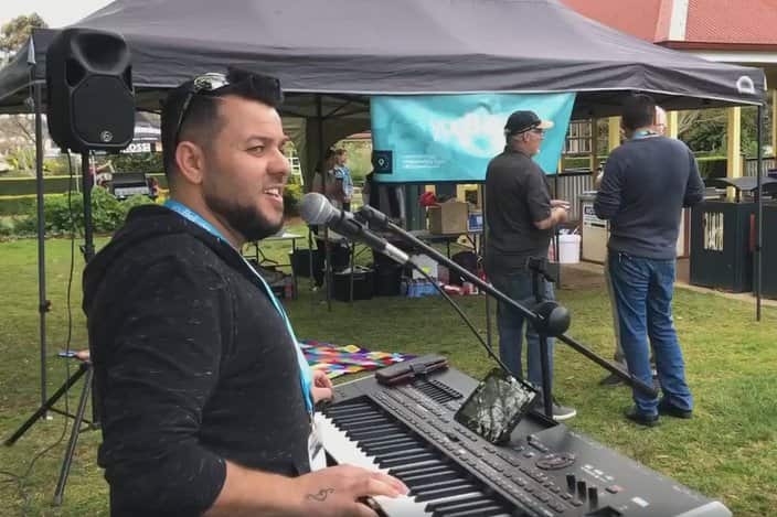 Simo Korg at You Belong picnic