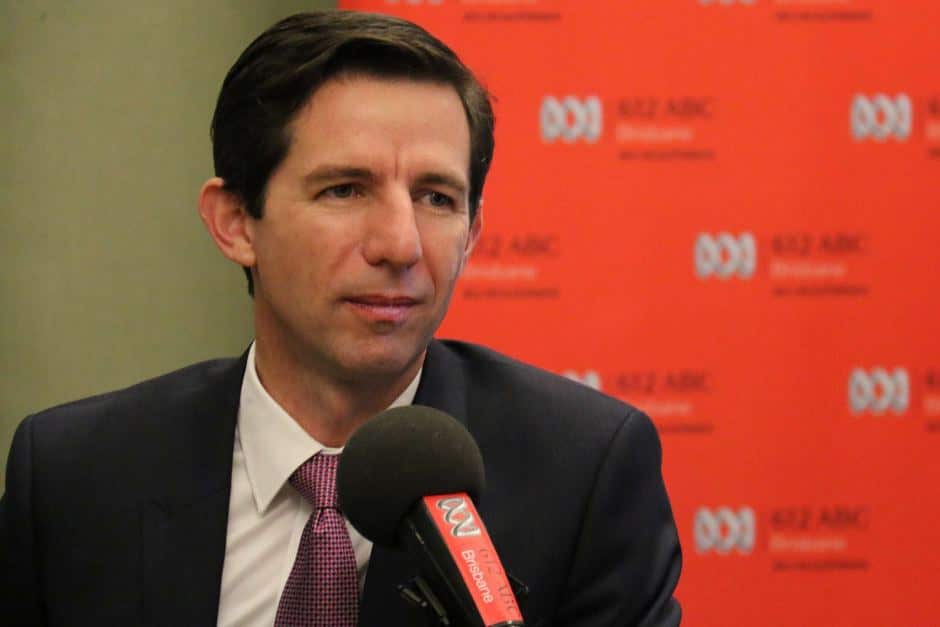 Federal Education Minister Simon Birmingham 