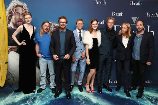 Simon Baker "Breath" cast and crew at the premiere