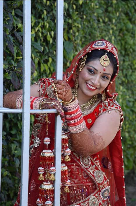 Simranjit Kaur Sandhu at the time of her marriage to her Australia-based husband