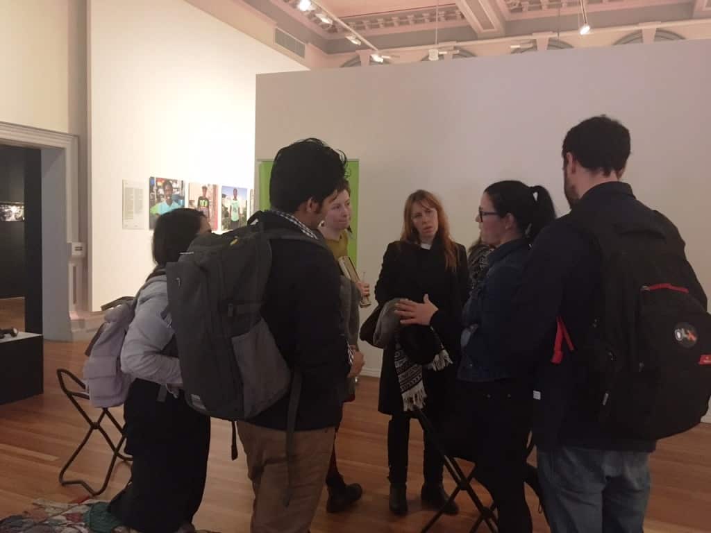 Sina Trinkwalder stellte sich den vielen Fragen der Besucher ihres Vortrags in Melbourne