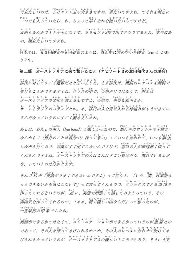 Script for Episode 5 for Slow Japanese, a podcast by SBS Japanese for the language learners. 2/4