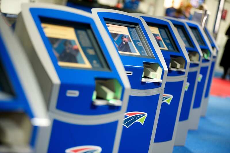 SmartGate kiosks at an airport