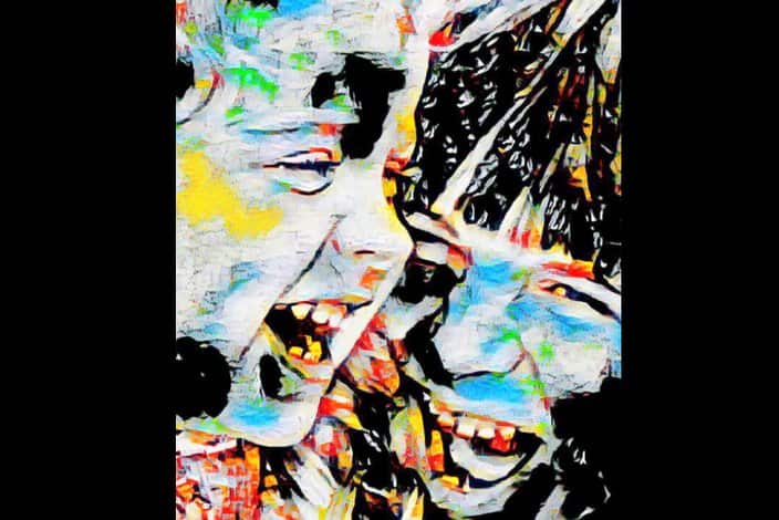 Paint by artist Salam Noah