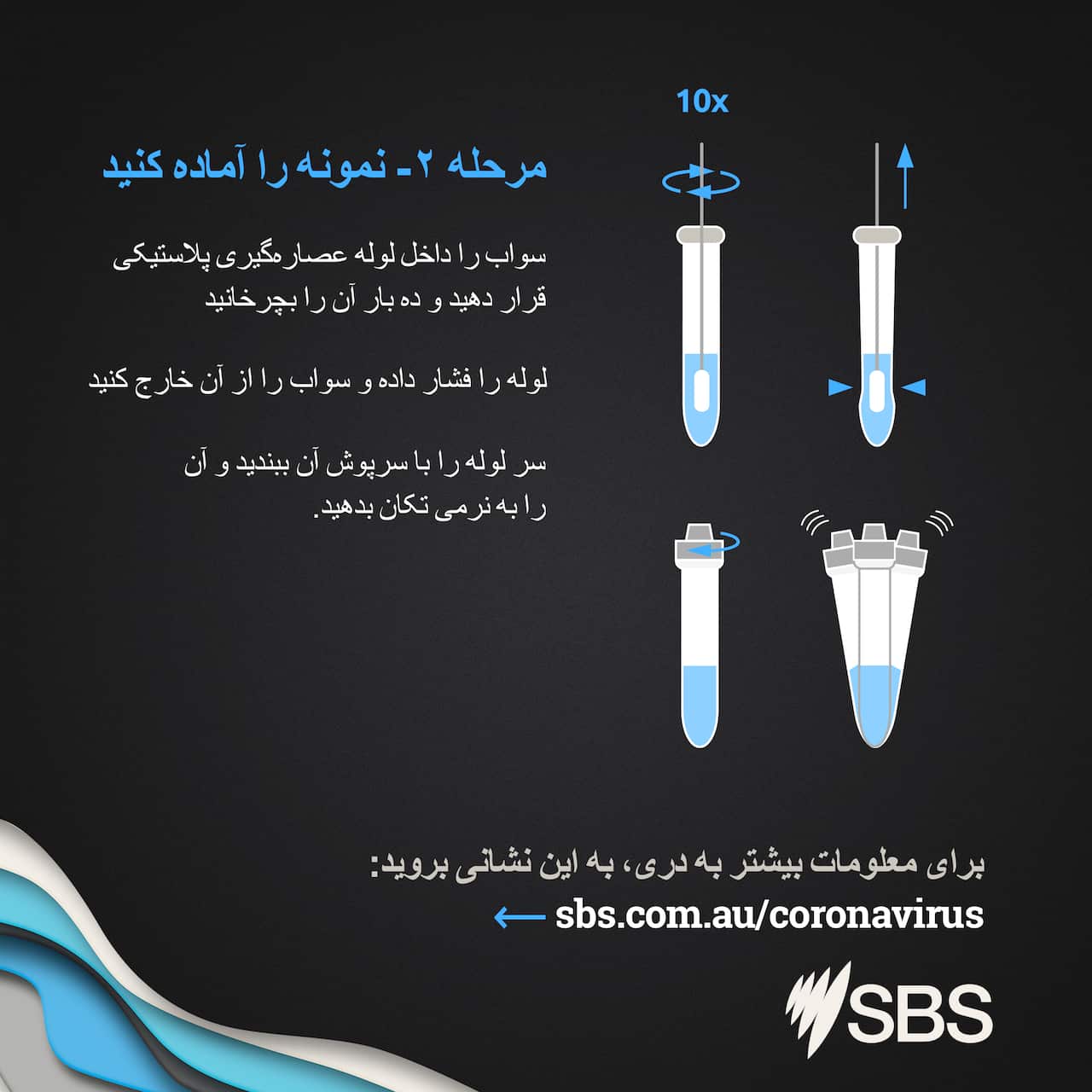 آزمایش سریع آنتیژن، مرحله دوم