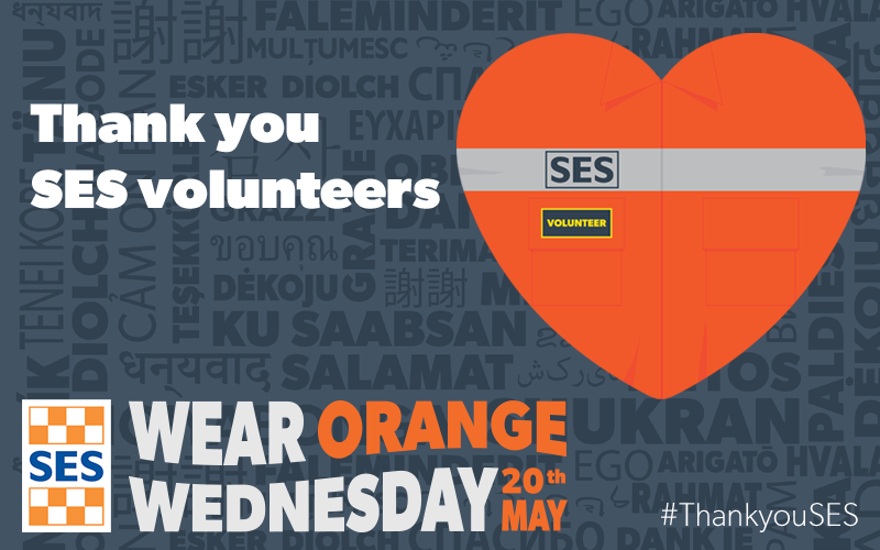 Wednesday 20 May was Wear Orange Wednesday, a national day of thanks for the thousands of VICSES volunteers who serve Victoria.