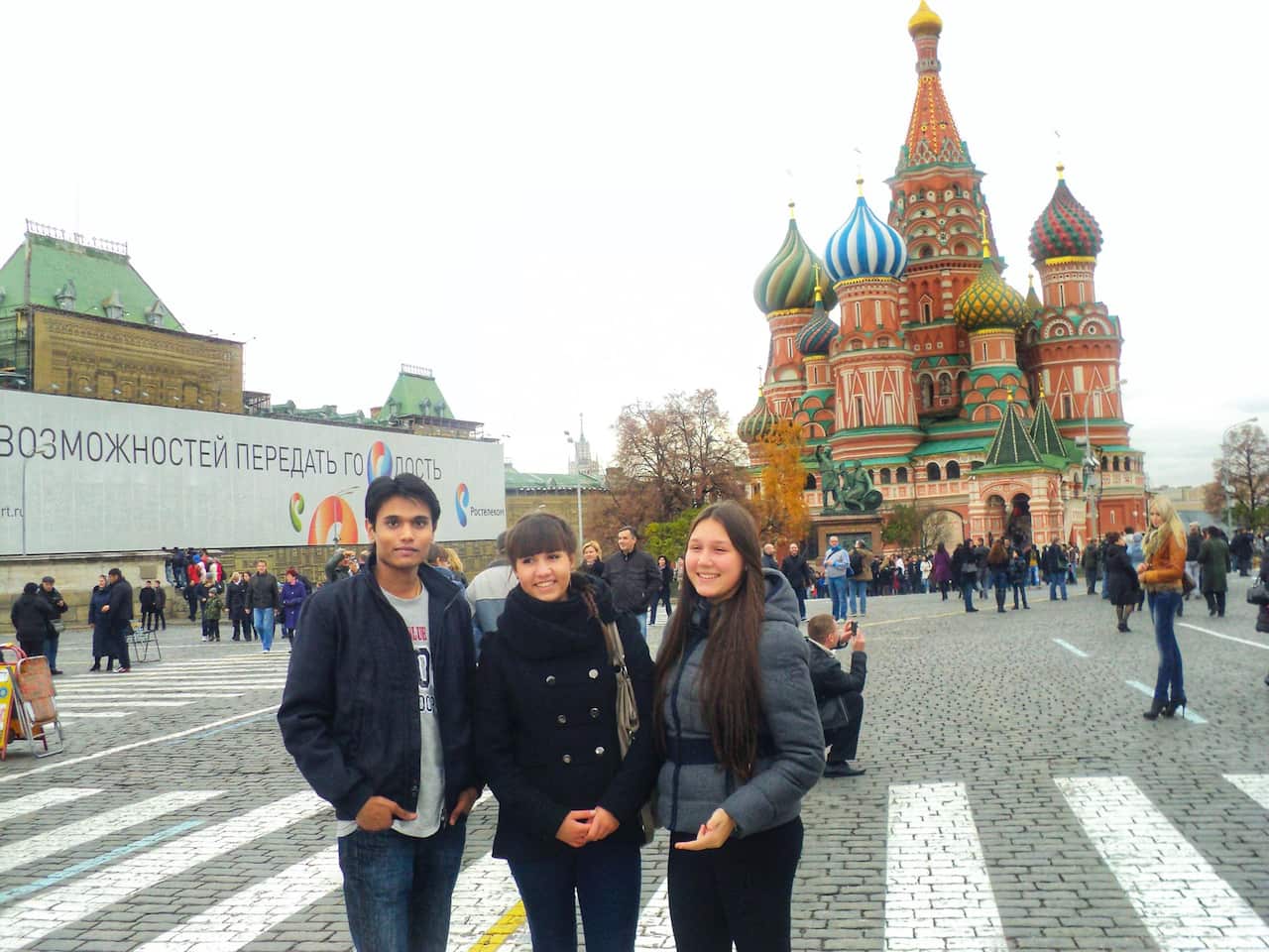 Soham Padsala in Moscow