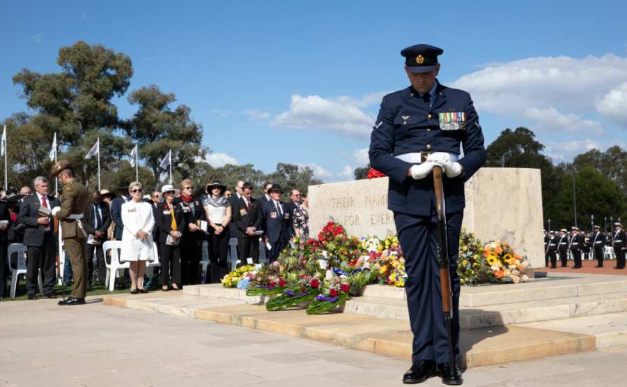 Anzac Day Dawn Service remembers all Australians who have served and died in war and on operational service.