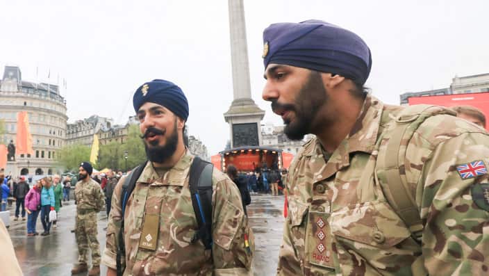 Vaisakhi Festival in Trafalgar Square, London