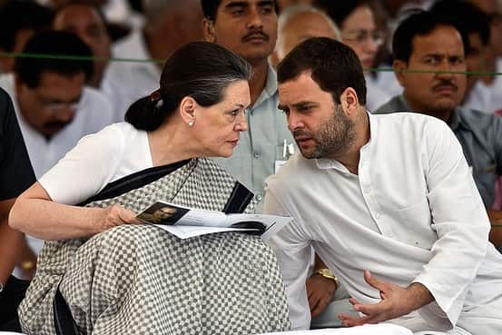 Sonia Gandhi and Rahul Gandhi