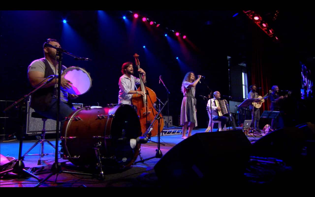 Salvatore Rossano and Santa Taranta performing "Sonu" (courtesy of National Folk Festival)