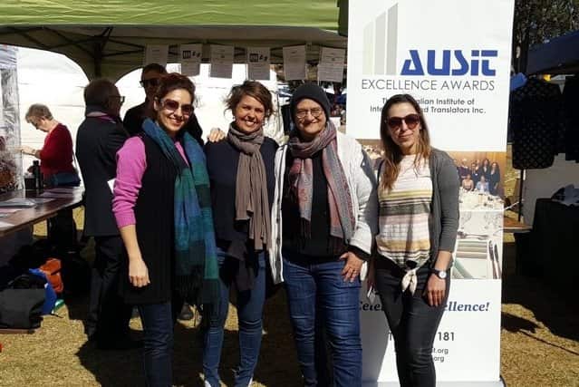 Sorgul Maho (far right) at Languages & cultures festival in Toowoomba