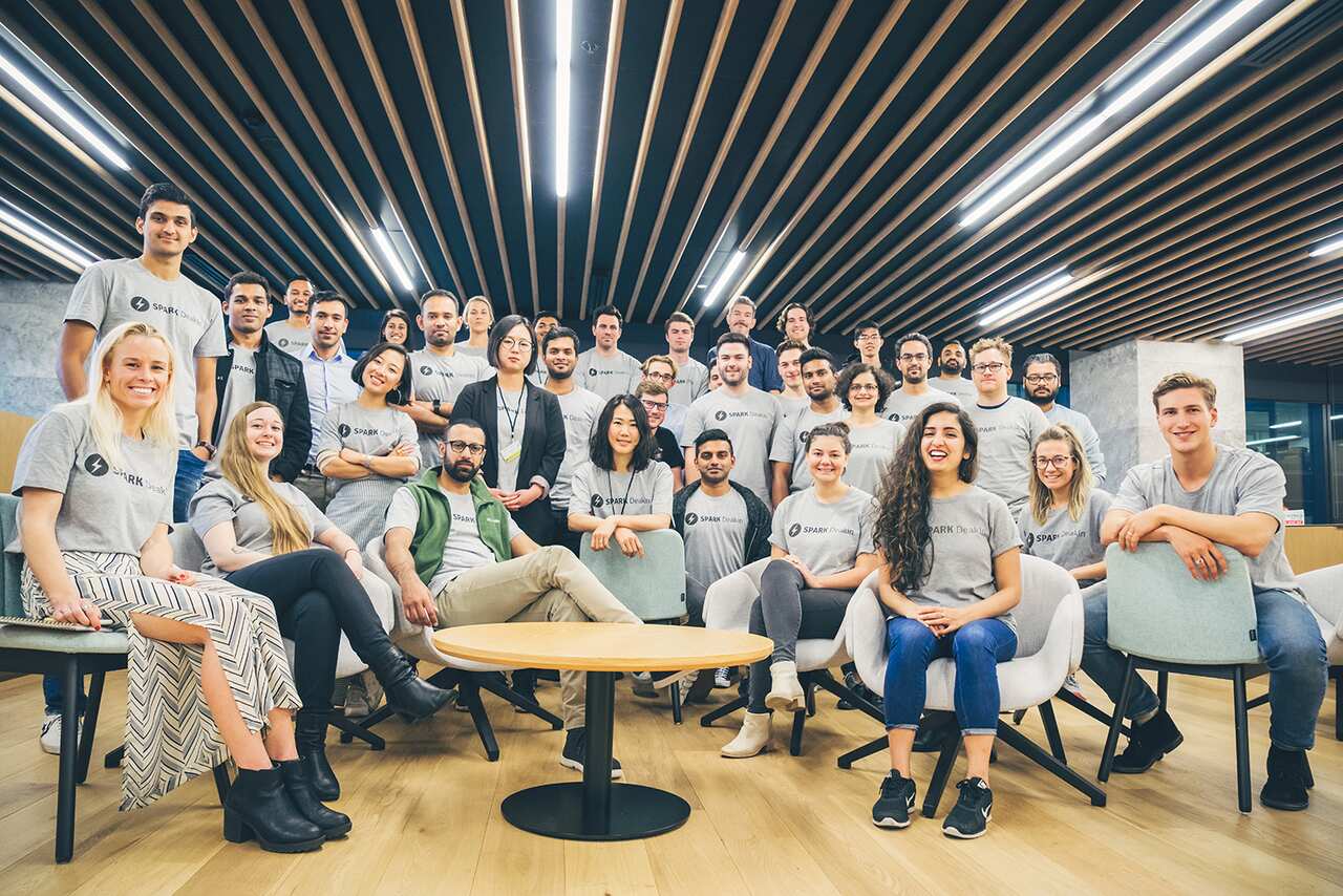 SPARK Deakin 2019 participation taking time to pose.
