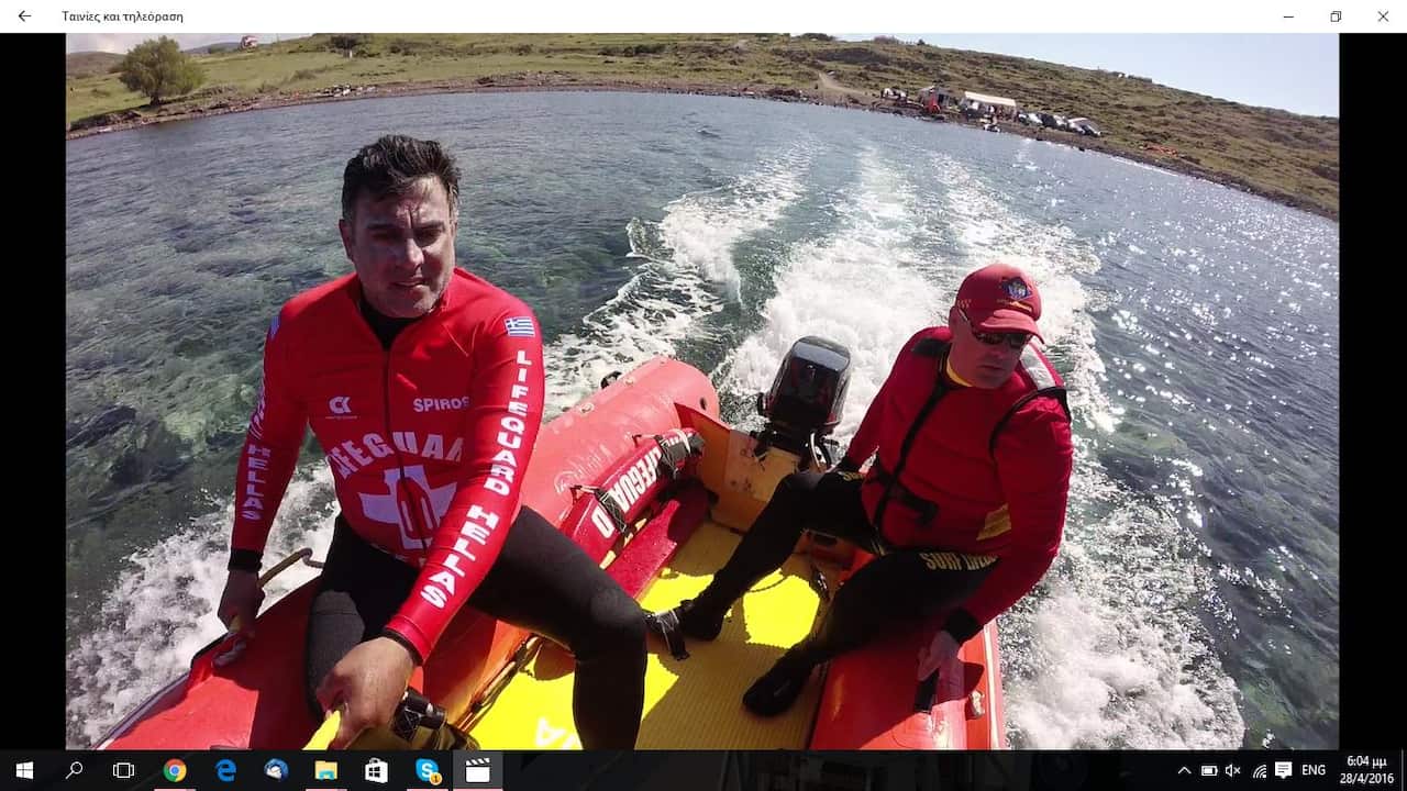 Spiros Mitritsakis President of Greek lifeguards