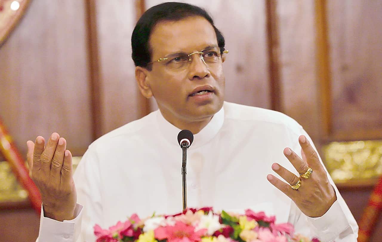 Sri Lanka's President Maithripala Sirisena
