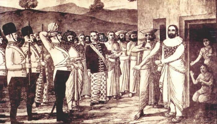 ක්‍රිස්තු වර්ෂ 1815 දී සැඟ වී සිටි ශ්‍රී වික්‍රම රාජසිංහ රජු ව බෝමුරේදී සිරභාරයට ගැනීම