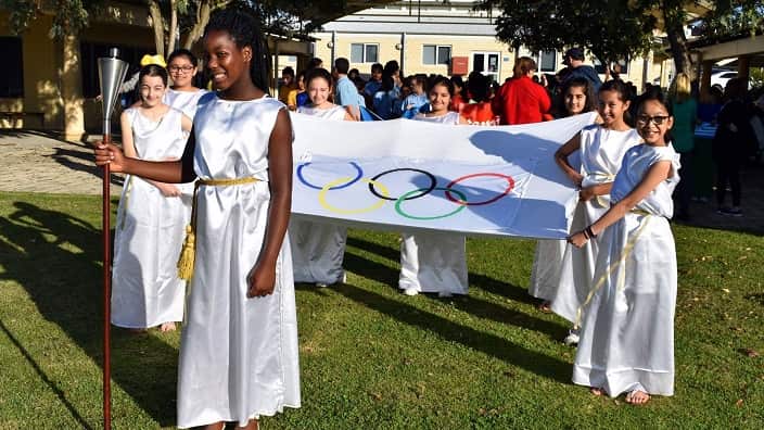 Students Olympic Games at St Andrew's Grammar in Western Australia. 