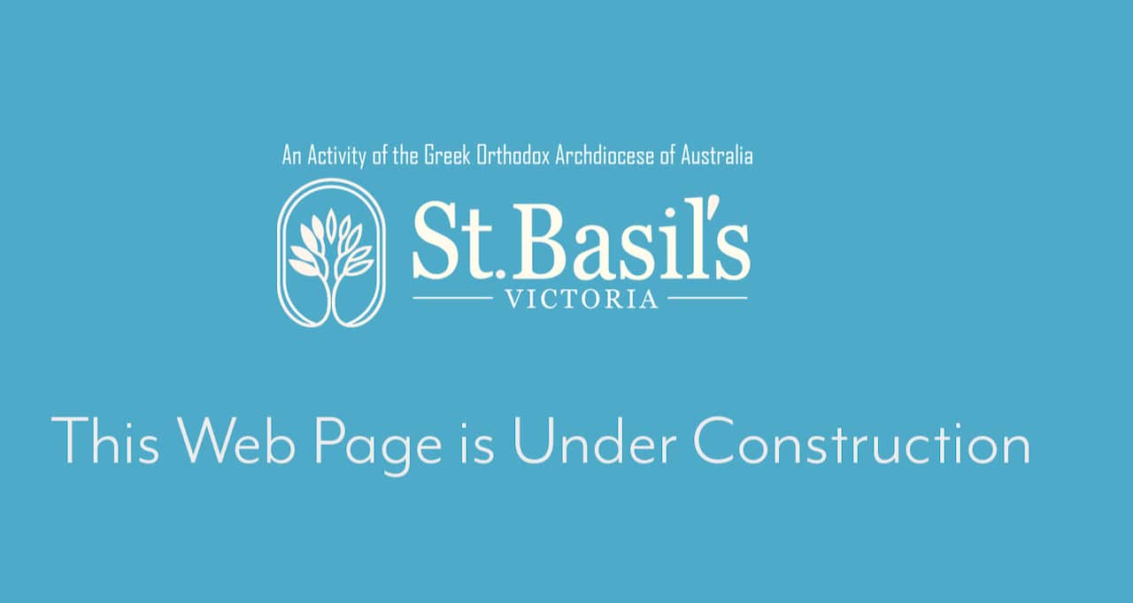 The web page of St. Basil's Victoria is under construction. 