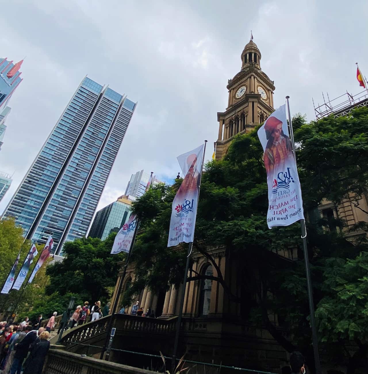 1821 Greek Art Exhibition at Sydney Town Hall
