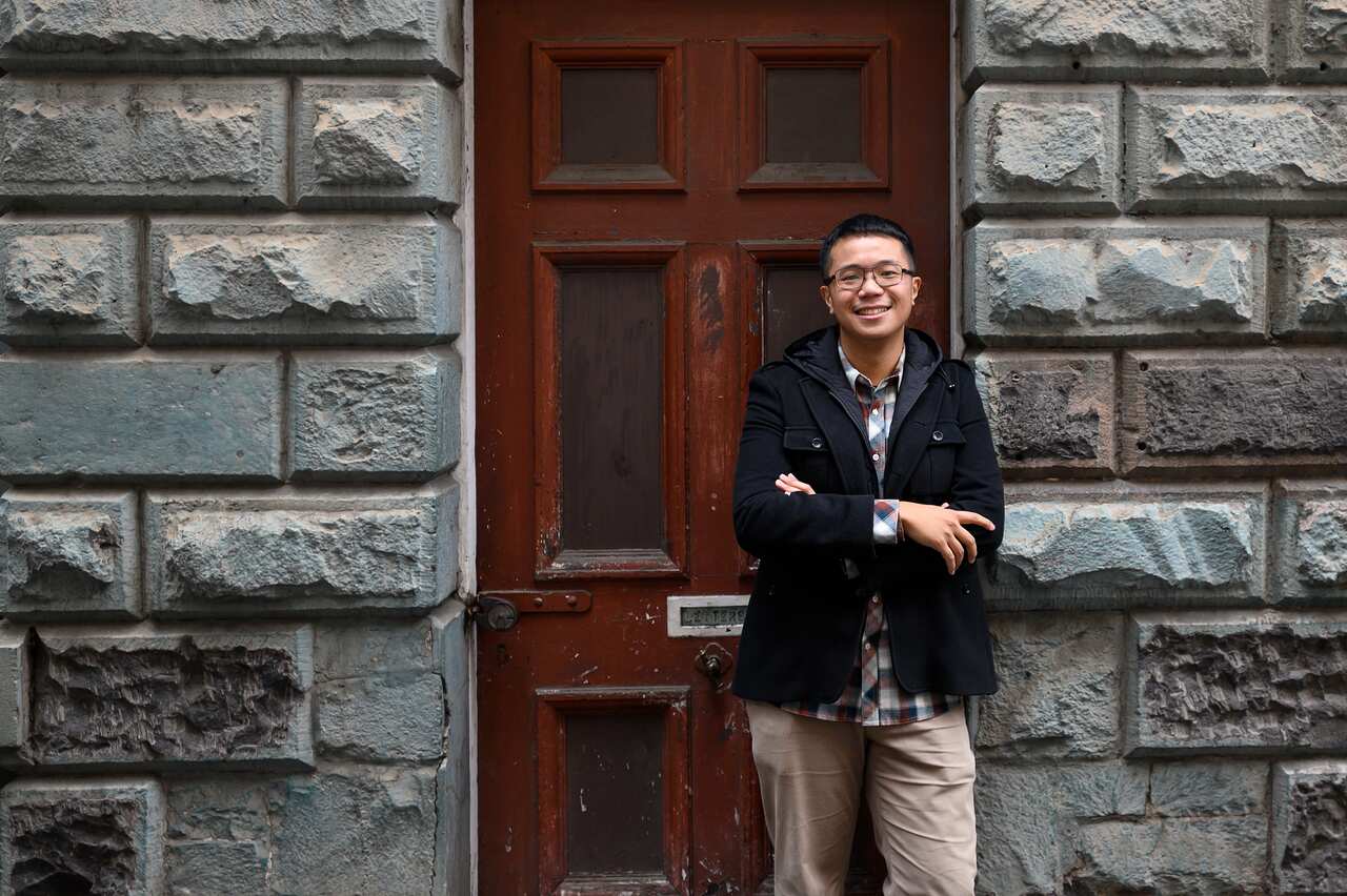 As a migrant bilingual school principal, Stanley Wang says he has a passion for languages. 