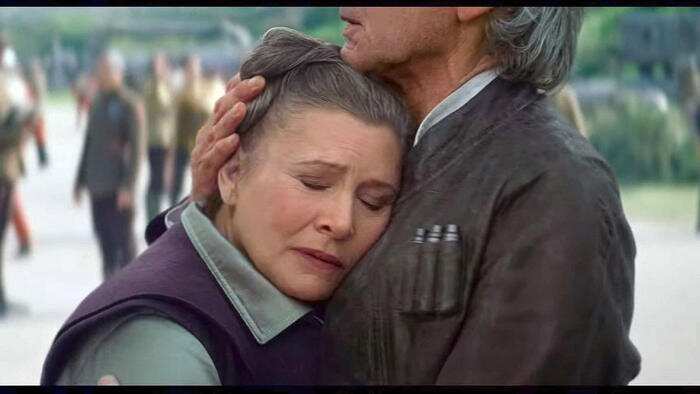 carrie fisher star wars 7