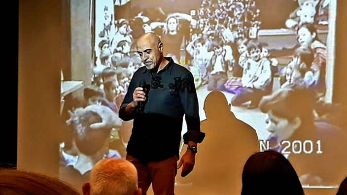 Athens-based Greek Australian actor and stage director Stathis Grapsas. 