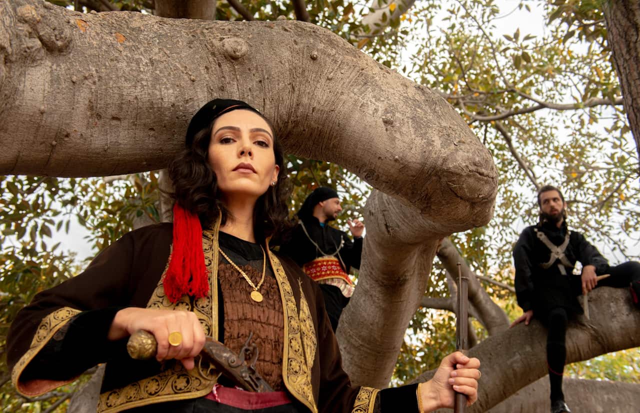 Greek Revolution-themed photoshoot in Melbourne