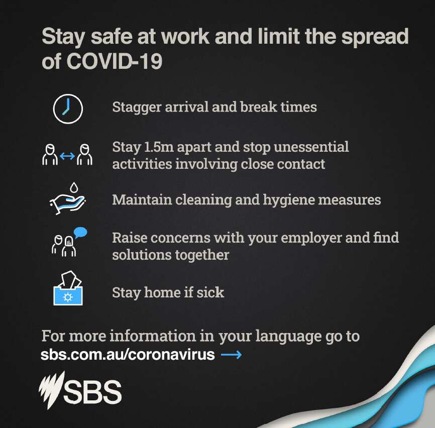 Stay safe at work inforgraphic