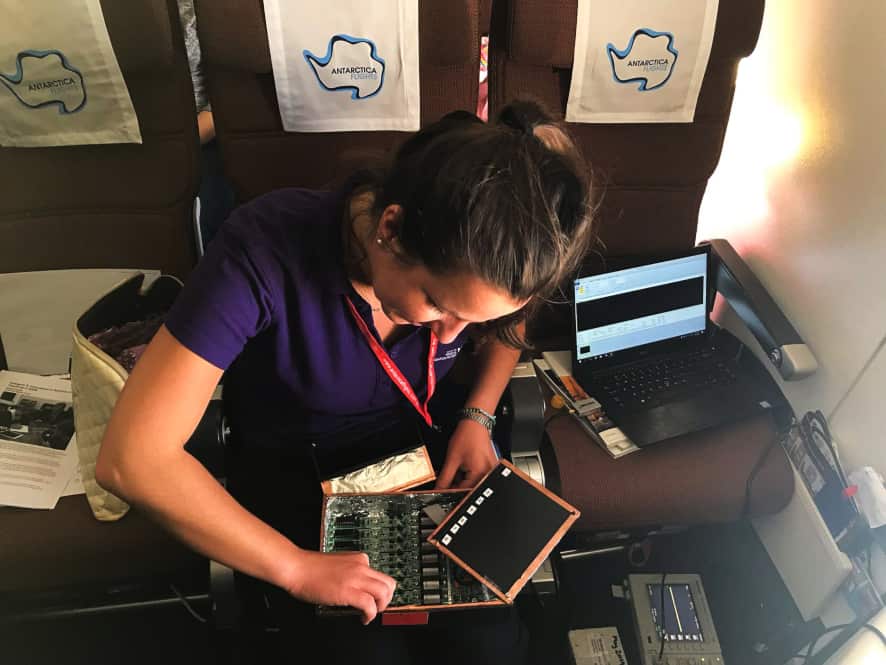 Esperimenti in volo direzione Polo Sud per rivelare radiazione cosmica direttamente proveniente dallo spazio