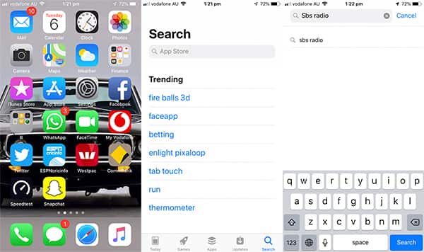 iphone sbs radio app download